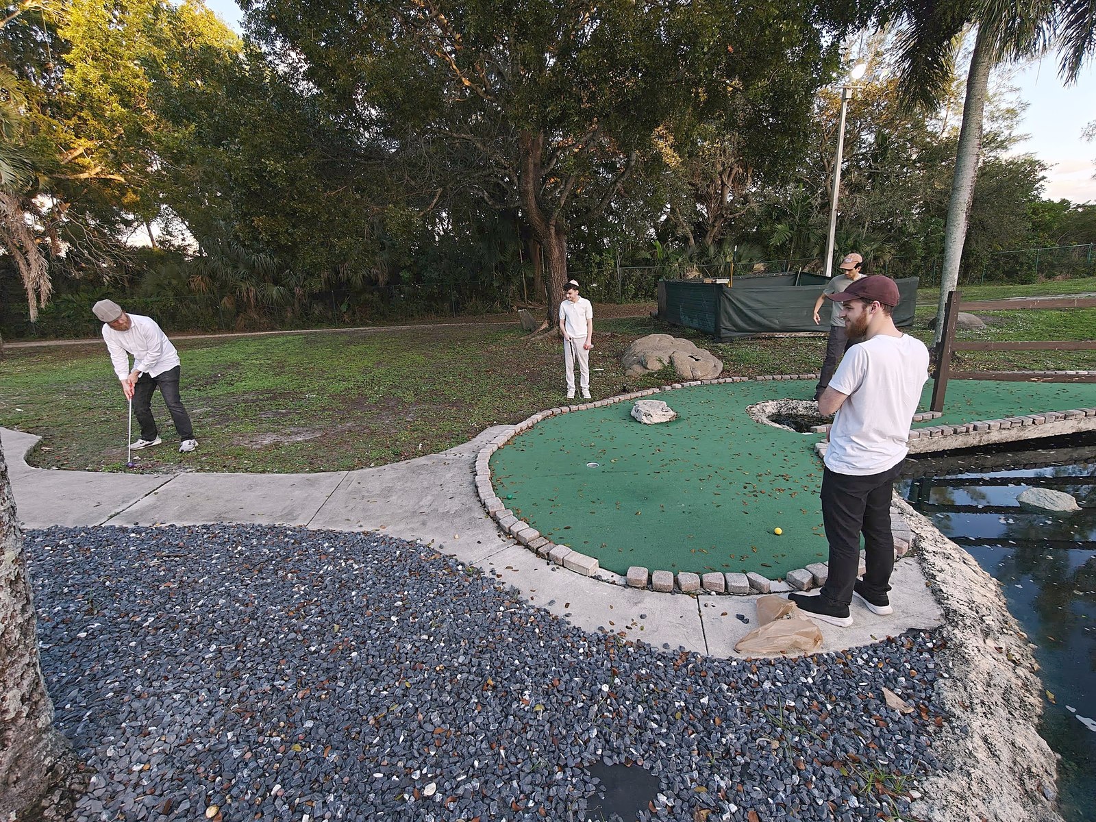 Trip day — mini golf with the chevra
